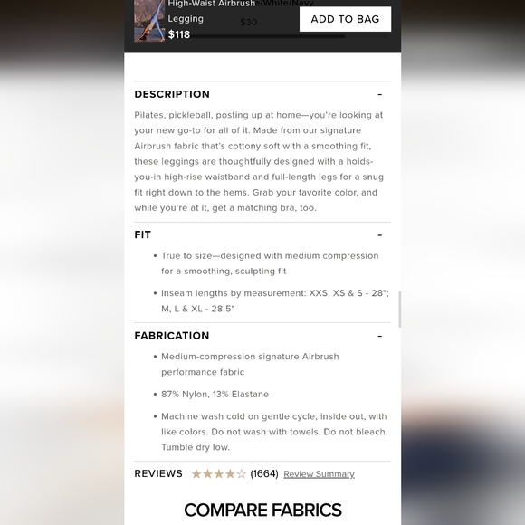 Alo Yoga Cantalope Set - Emulate Bra (med) + High-waist airbrush legging (small) - Picture 7 of 7